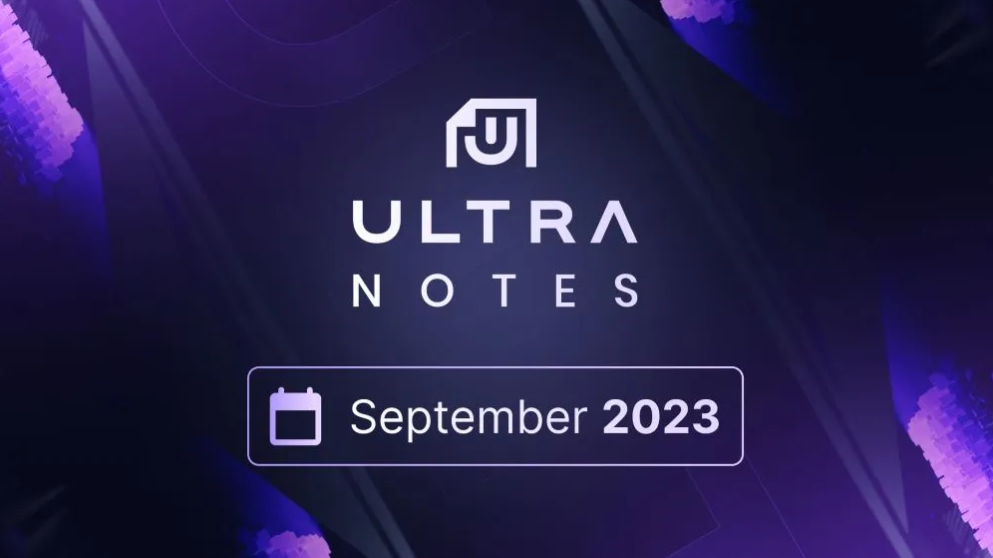 Ultra notes - Septembre 2023 : Migration vers Electron, tournois, nouveaux jeux sur Ultra